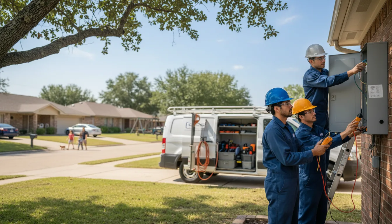 Certified electrician providing emergency electrical services in Barnesville, PA